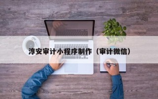 海丰淳安审计小程序制作（审计微信）